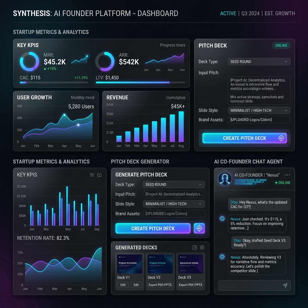 UniqAI Dashboard Interface